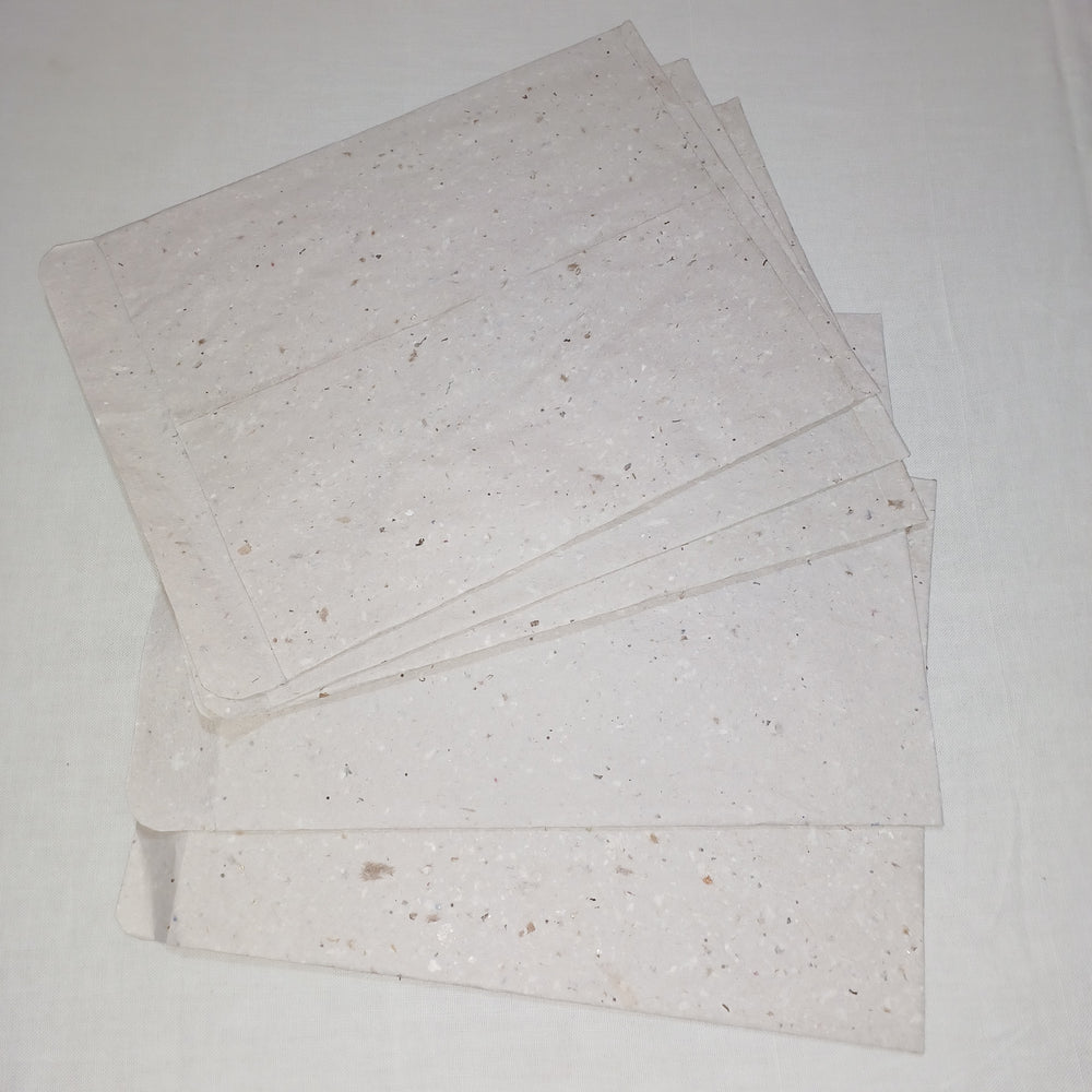 Code Effort A4 Envelopes, Grey | Recycled Paper | Pack of 5