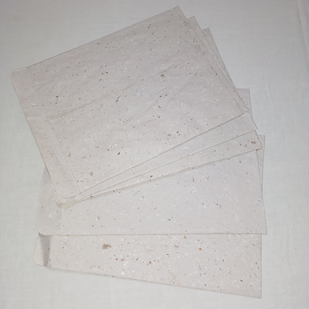 Code Effort A4 Envelopes, Grey | Recycled Paper | Pack of 5