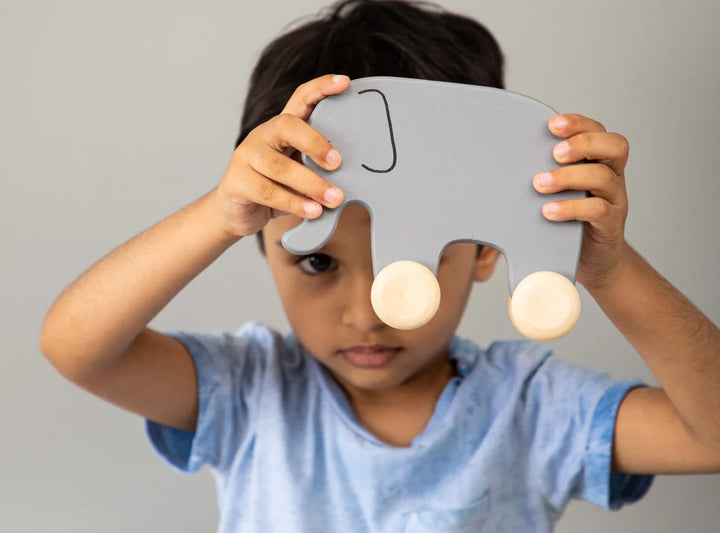 BIRCH & BUG Elephant Roller Toy