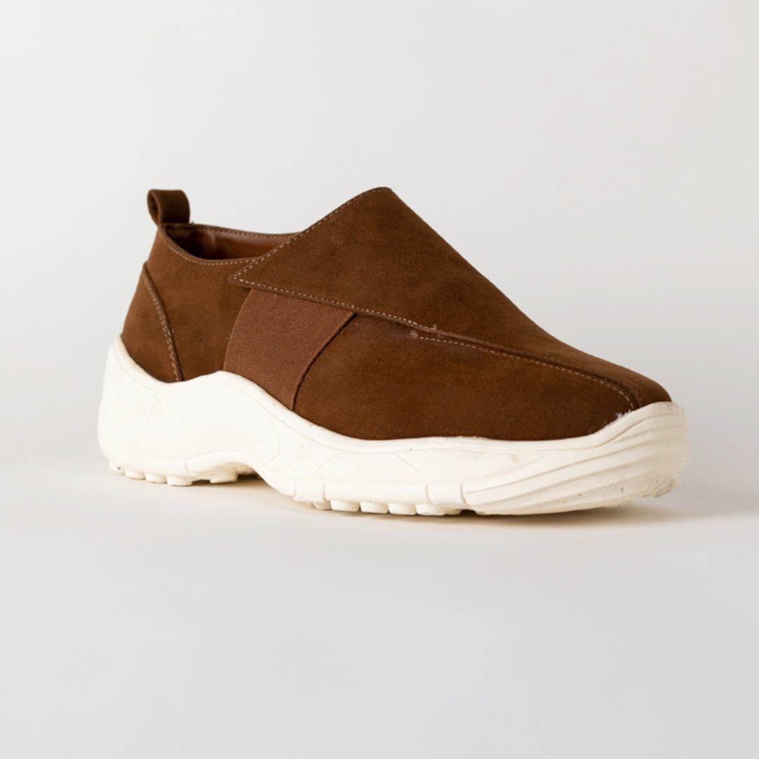 Monkstory Bold Smart Casual Comfy Sneakers - Brown