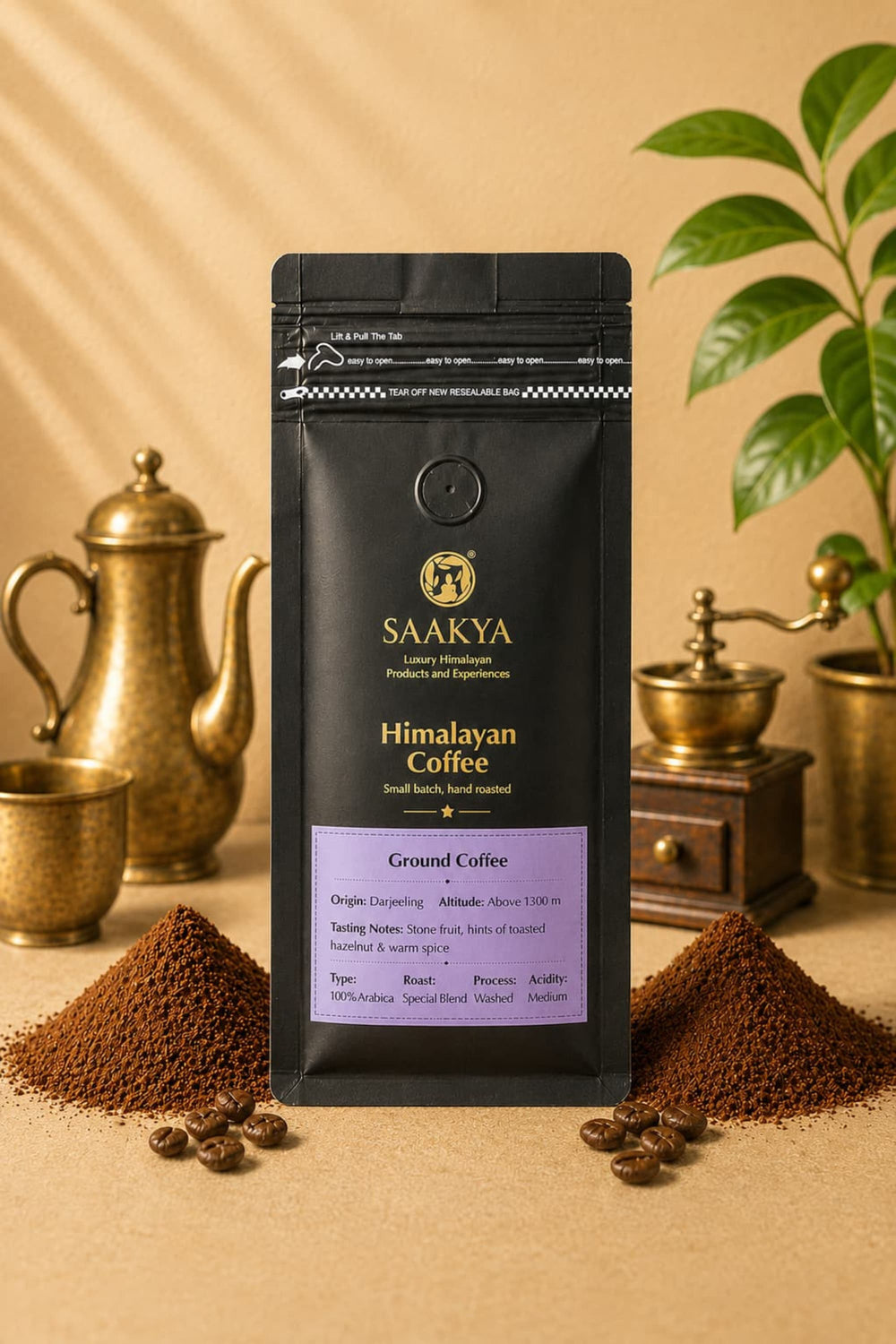Saakya 100% Arabica Himalayan Coffee Special Blend | Ground 250g