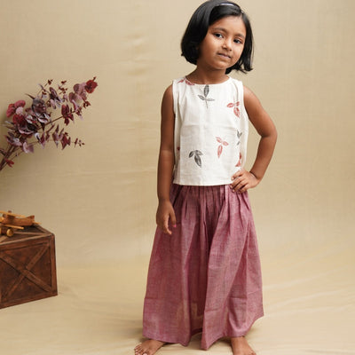 Twirl - Long Cotton Skirt for Girls
