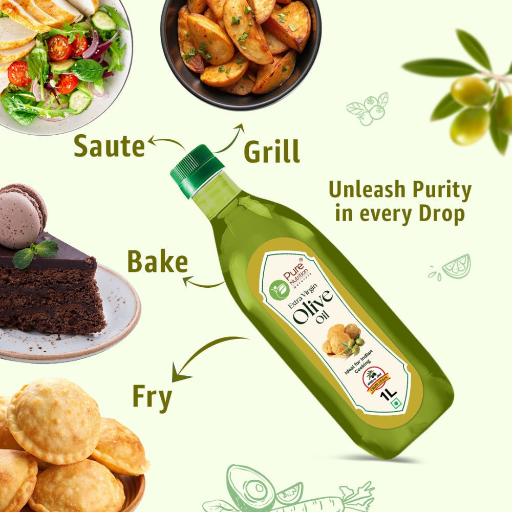Extra Virgin Olive Oil | Imported from Spain | Cold Extracted Olive Oil  | 1 Litre