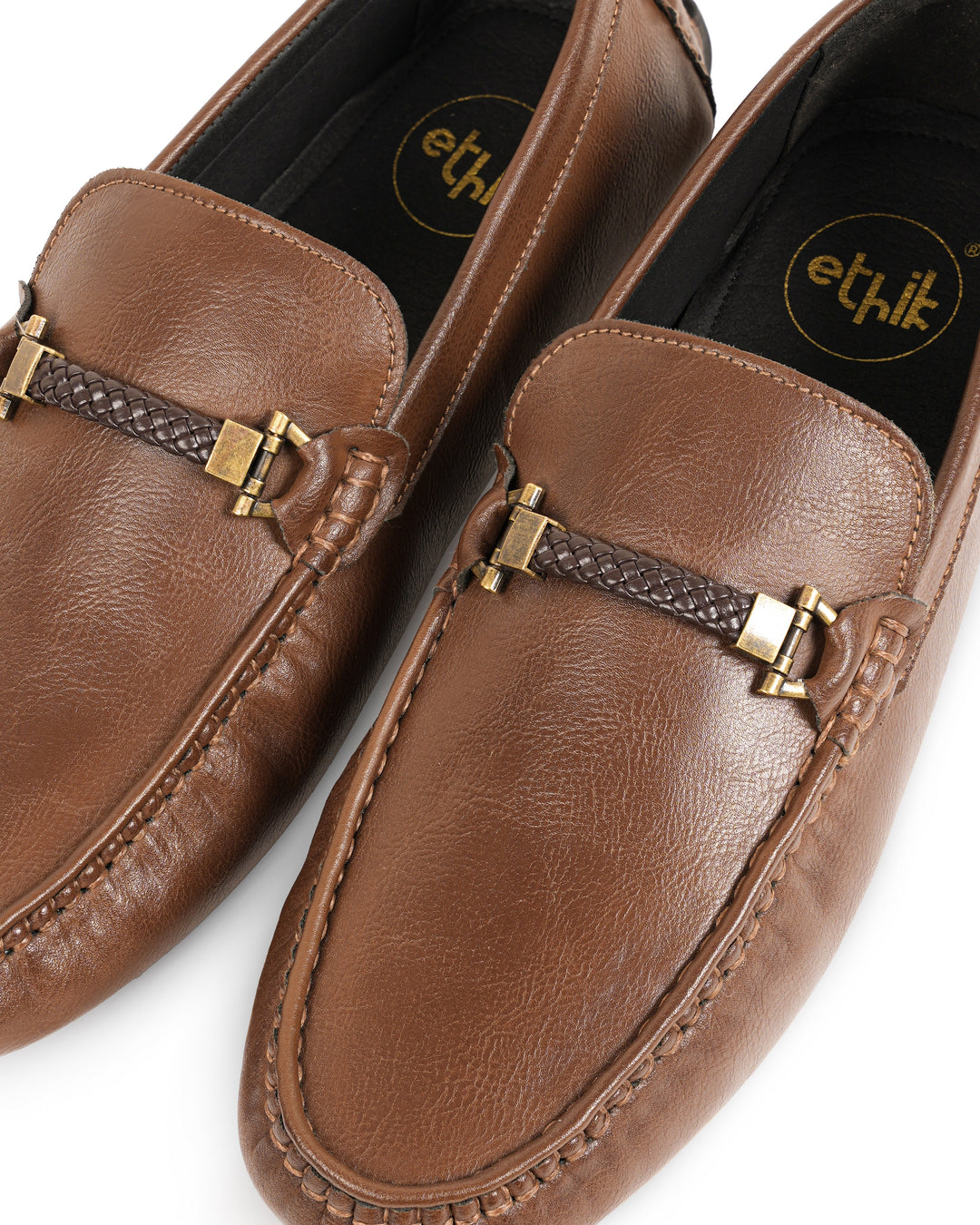 Ethik Hamilton Brown Loafers | Vegan Leather
