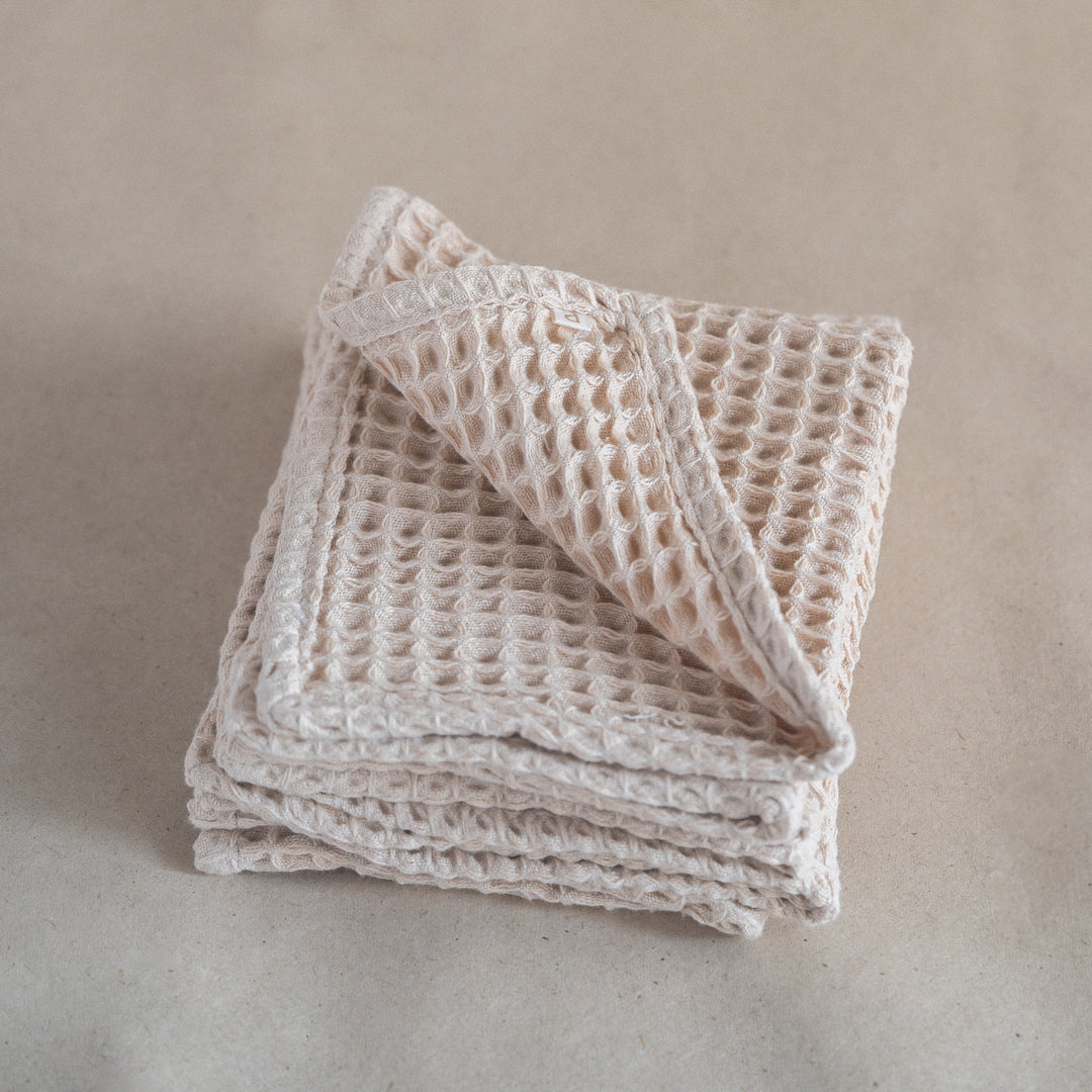 Akiiko Pique Waffle Face Towel (Set of 4)