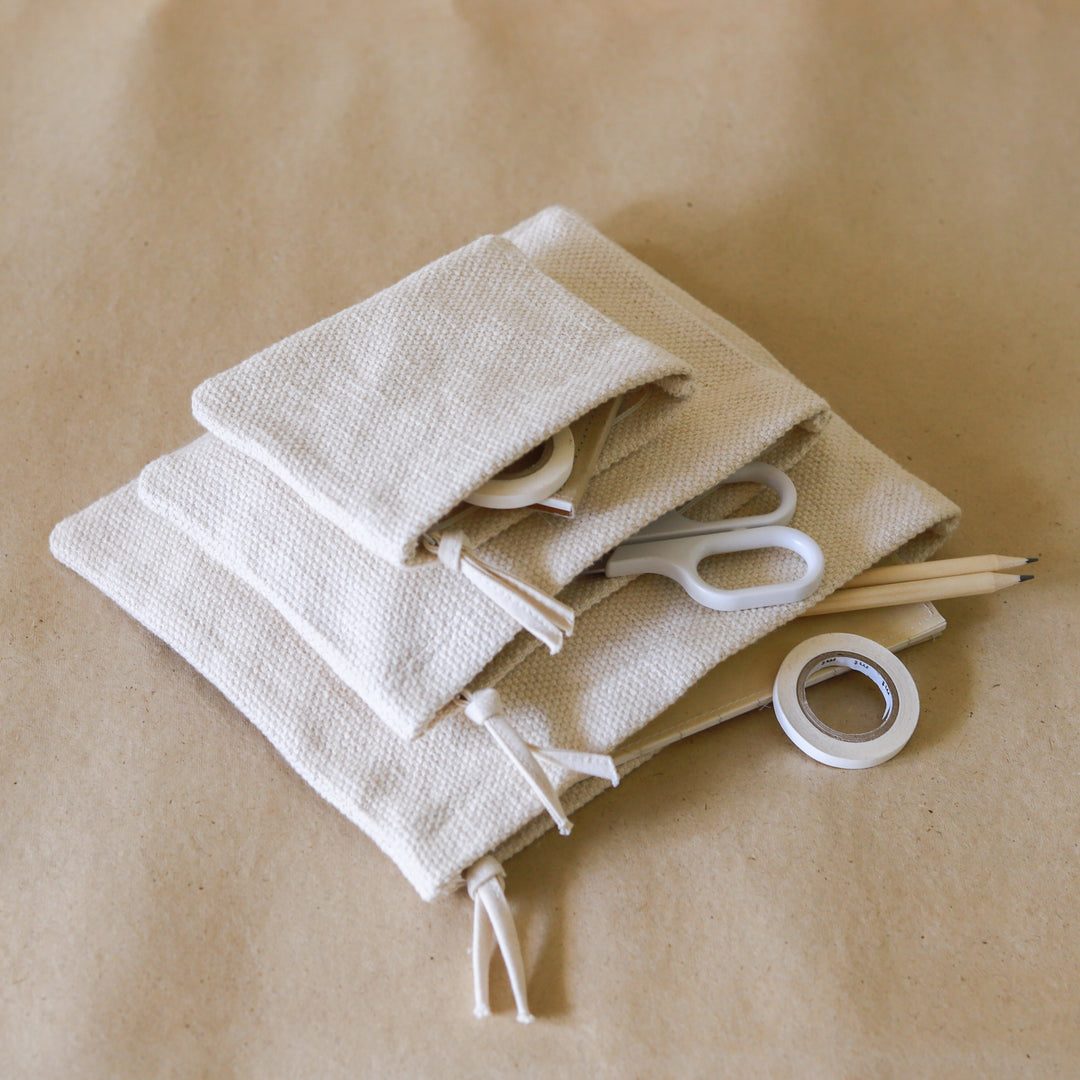 Akiiko Woven Flat Pouches