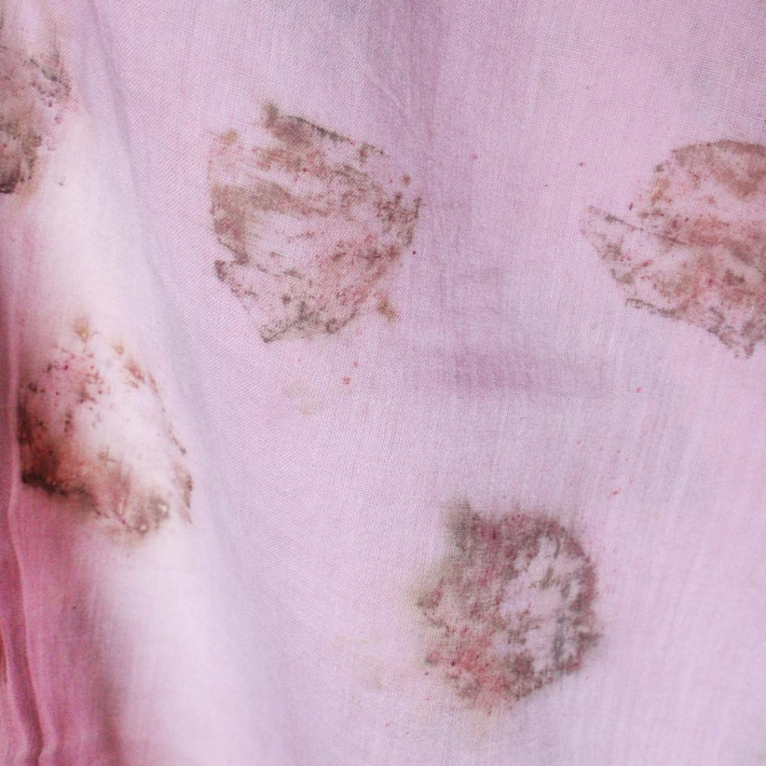Bageeya “Gulzar” Natural Dyed Pure Mul Ethereal kaftan | Crafted with lac and Rose