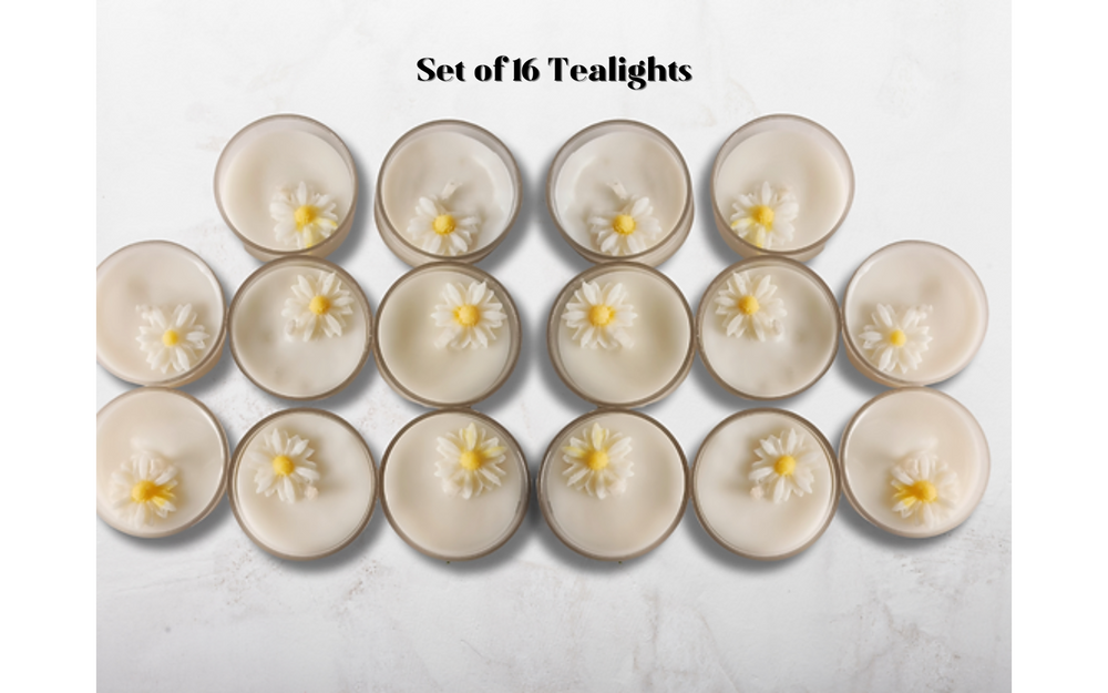 Daisy Tealight Candles