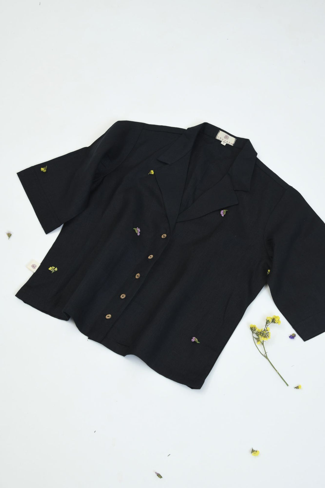 Pravaah Basic Hemp Shirt | Must Have Black