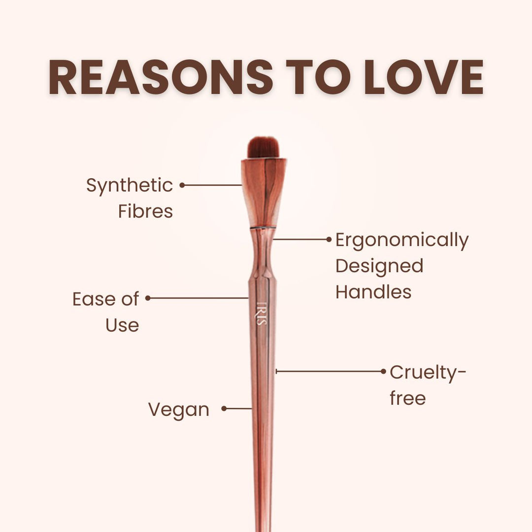 Iris Cosmetics Luminous Hd Lip Brush/Eyebrow Brush