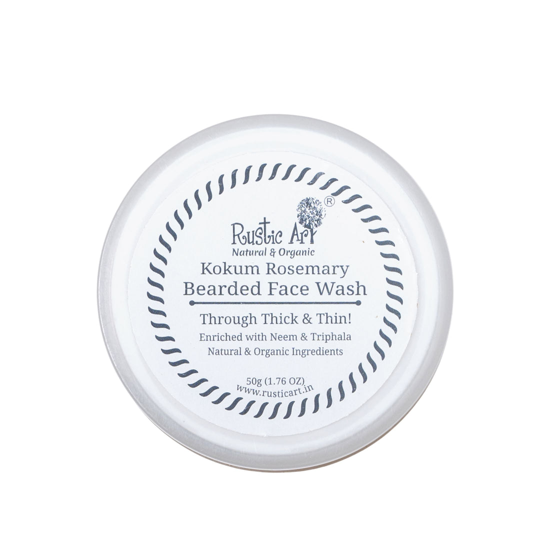 Rustic Art Kokum Rosemary Bearded Face Wash Concentrate (50gm) PACK OF 2
