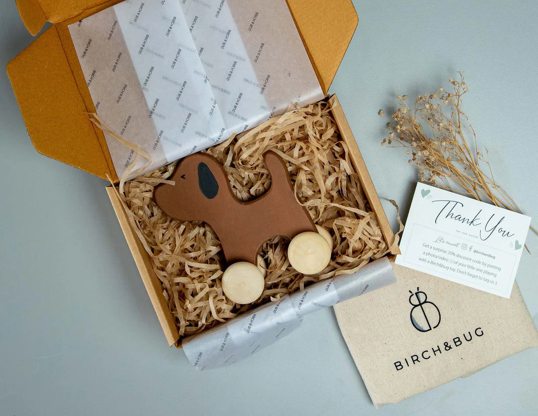 BIRCH & BUG Dog Roller Toy