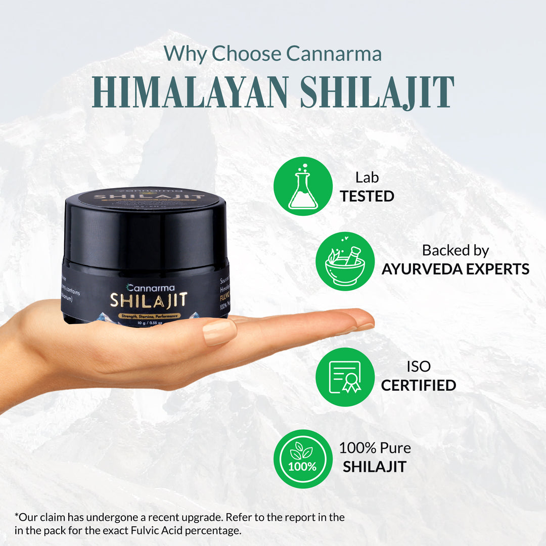 Cannarma Shilajit | Helps in Boosting Stamina | Contains Natural Resin | 100% Ayurvedic (10 g)