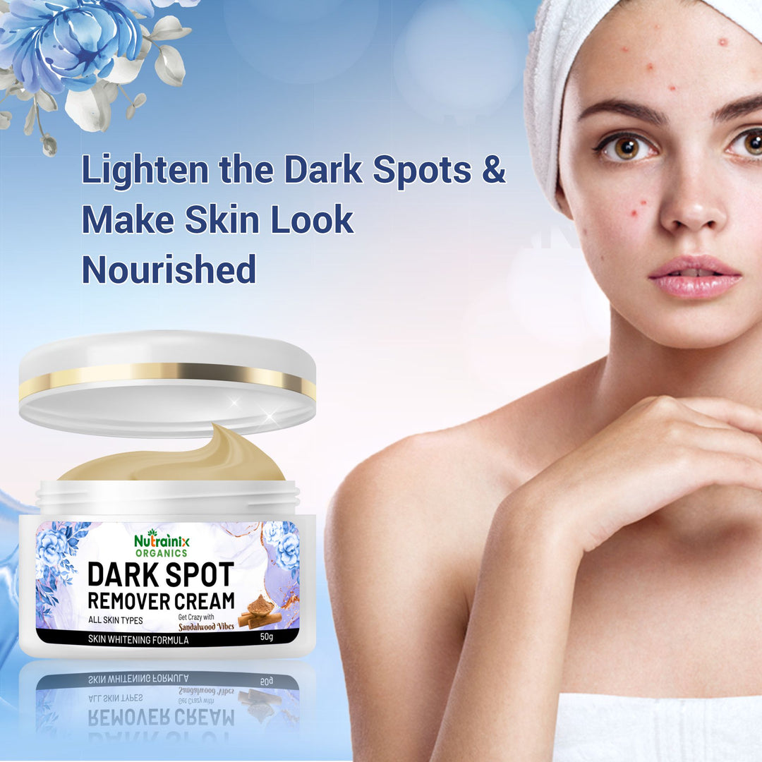 Nutrainix Organics Dark Spot Corrector & Brightening Cream for Even, Glowing Skin - 50 gm