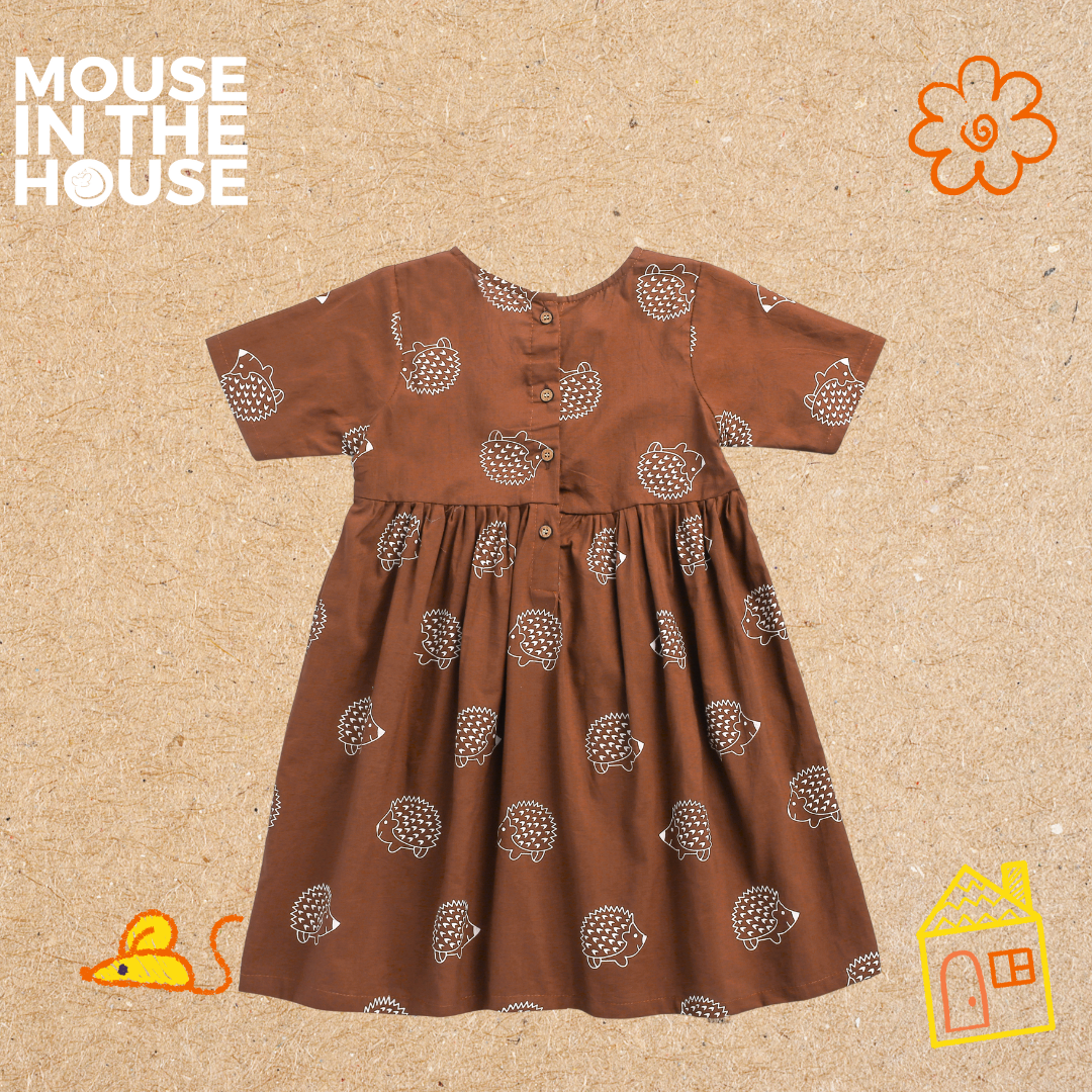 Mouse In The House A Spiky Porcupine - Cotton Dress