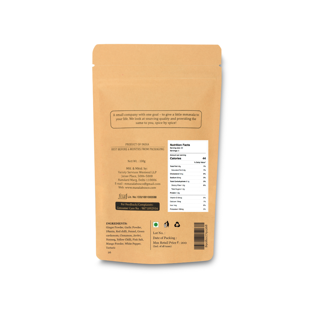 The MMasala Box Co Malai Tikka Mix 100 Gm