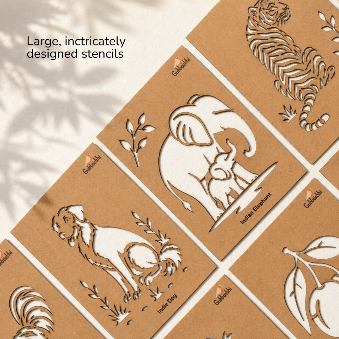 Gubbachhi Stencil Magic Animals