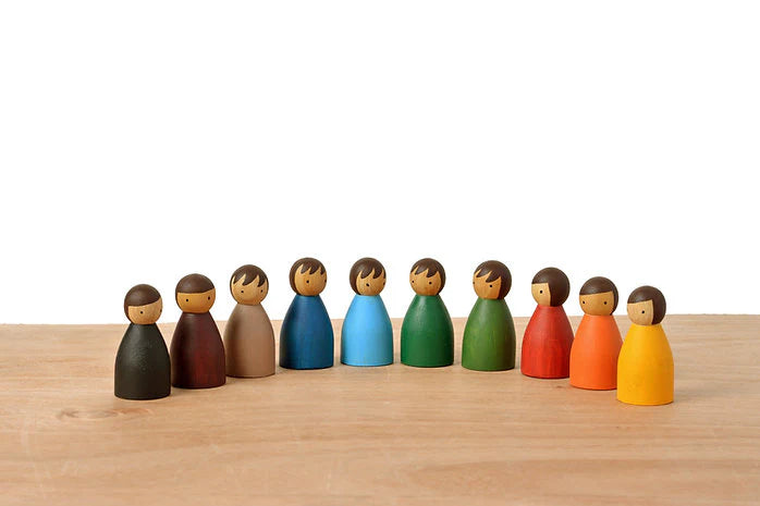 BIRCH & BUG Folk Colored Set of 10