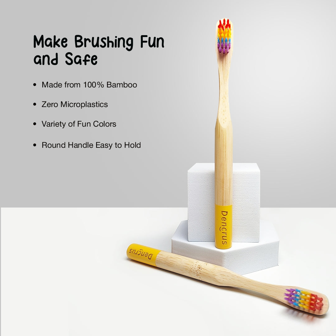 Dencrus Orby Kids Bamboo Toothbrush