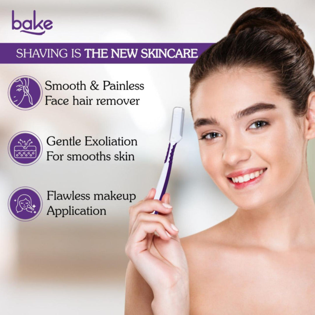 Reusable Face Razor for Women Facial Hair - Pack of 3