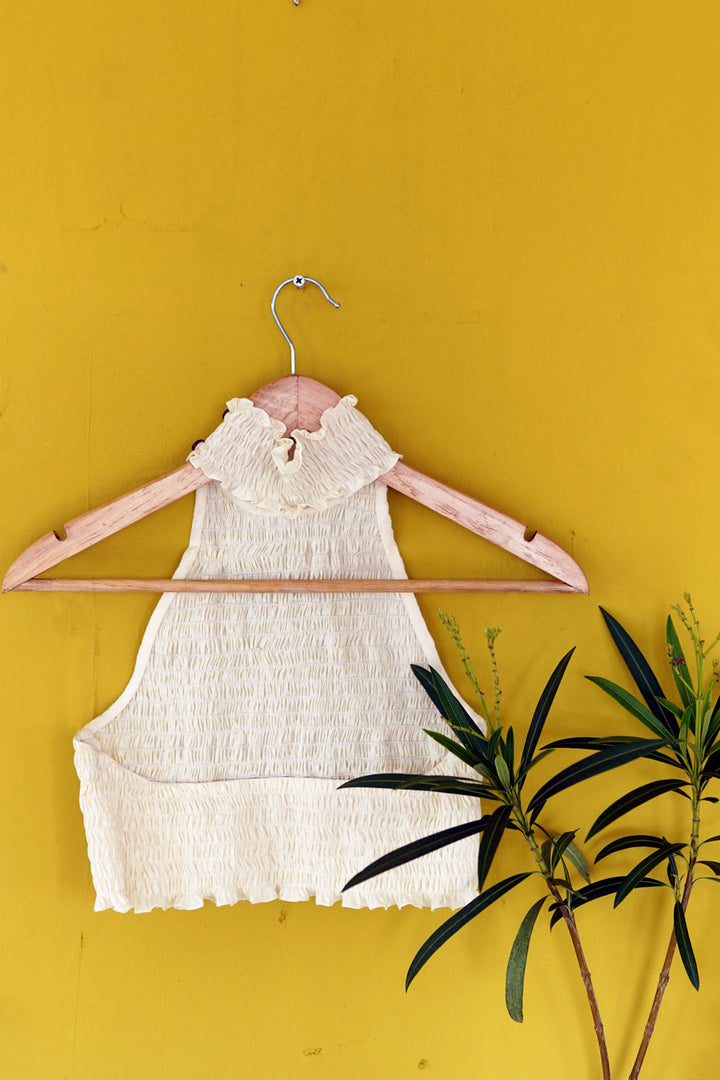 ITIDOR Kumulus Blouse - Halter Neck, Frill Details