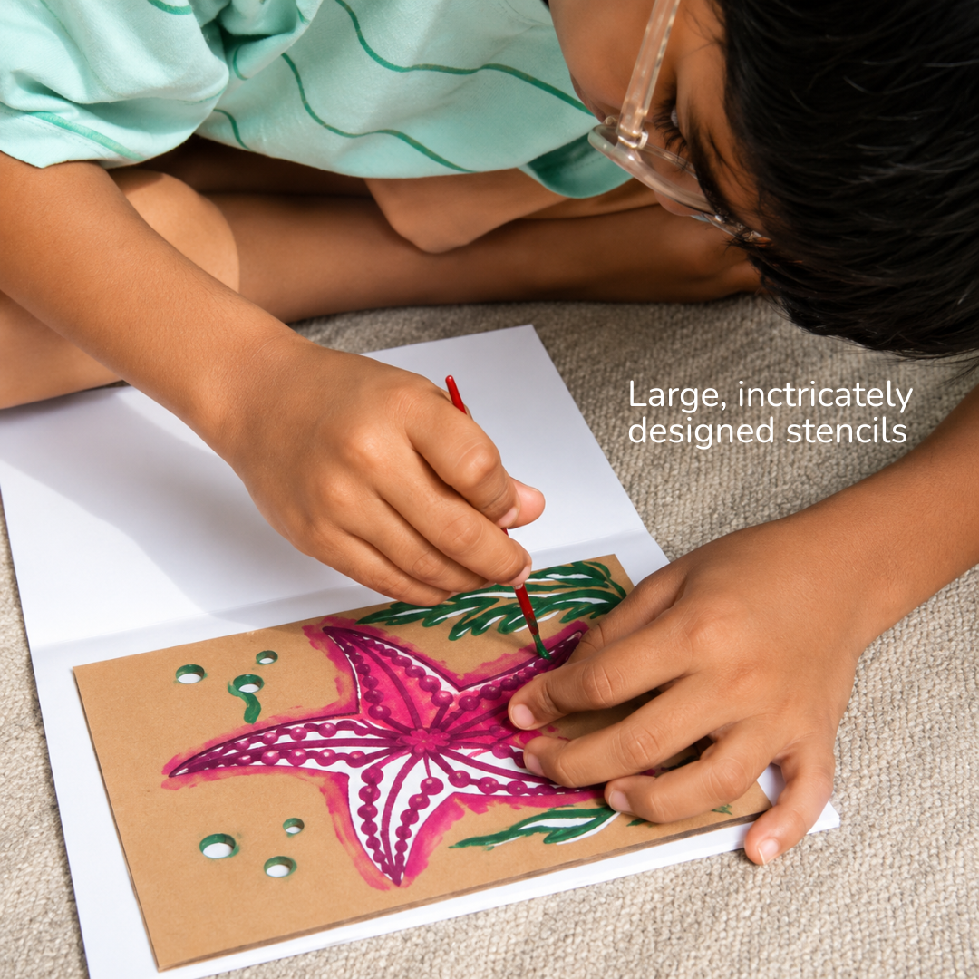 Gubbachhi Stencil Magic Sea Animals
