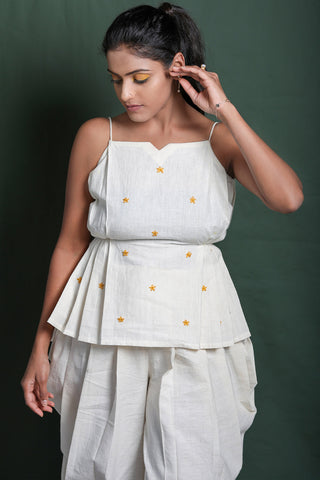 ITIDOR ierin Top - Pleated Western Top