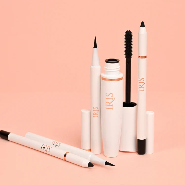 Iris Cosmetics THE IRIS TRILOGY | EYELINER | KOHL PENCIL | MASCARA