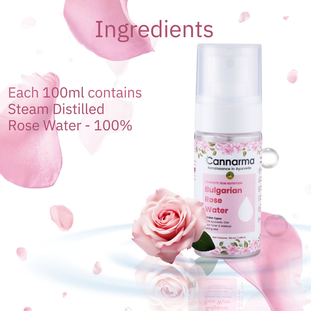Cannarma Bulgarian Rose Water Face Toner | 50 grams