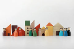 BIRCH & BUG House Blocks with Birch Folk
