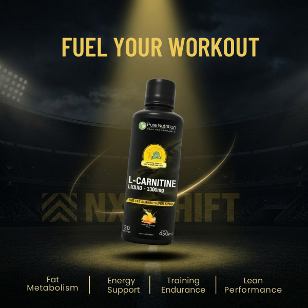L-Carnitine Liquid 3300mg – Fat Metabolism, Energy & Weight Support | 450ml