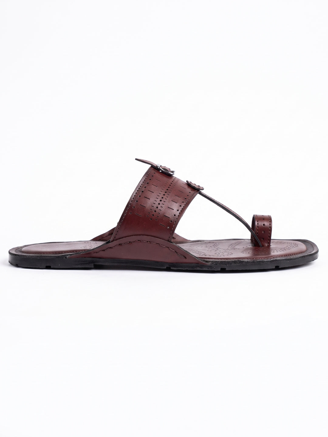 Raje Cherry Brown Kolhapuri Chappal