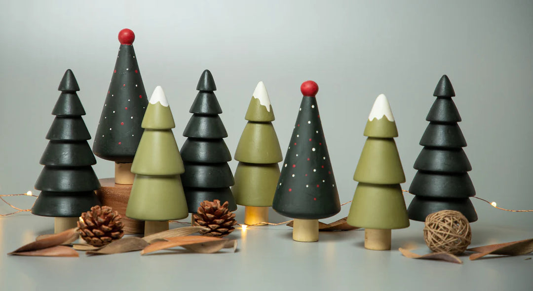BIRCH & BUG Christmas Trees Set of 3