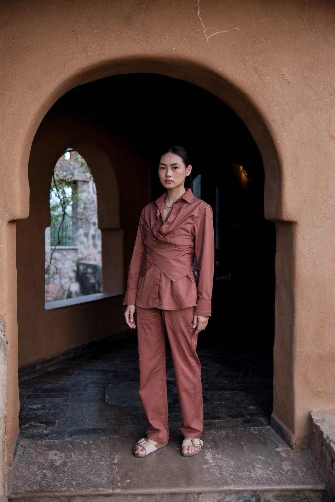 Copper Sandra Straight Pants