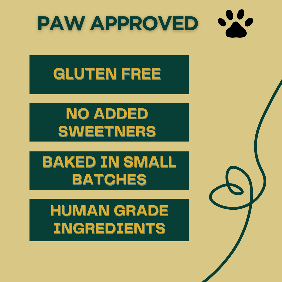 Paws for Greens Vegan Treats- Peanut Butter and Banana - 100 gm