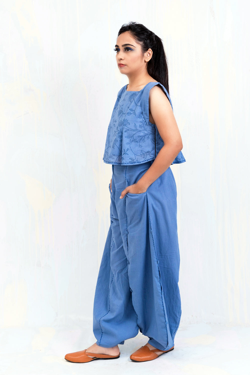 ITIDOR Sisu Paneled Pants - Front Opening, Mid Rise Pants