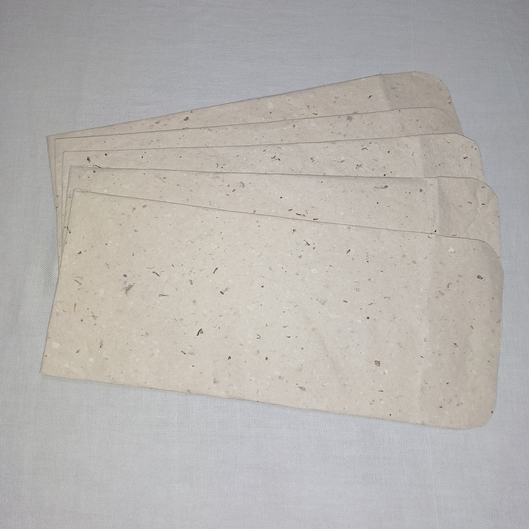 Code Effort Mailer Envelopes, Cream | Recycled Paper | Pack of 5