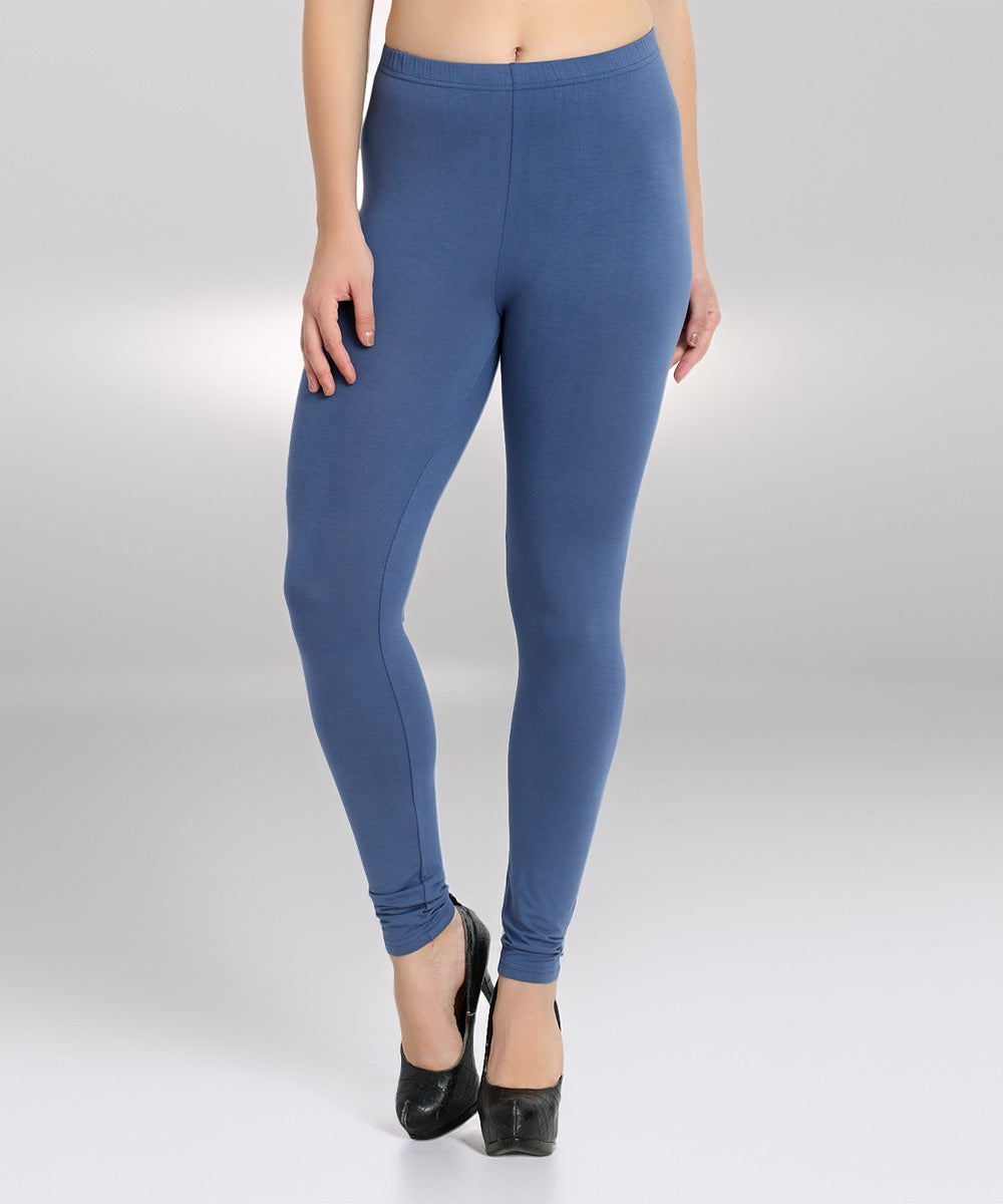Naturefab Women's Organic Bamboo Legging Blue