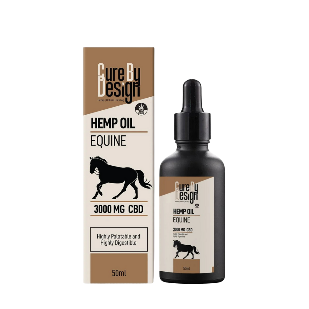 Cure by Design Hemp oil Equine 3000mg CBD