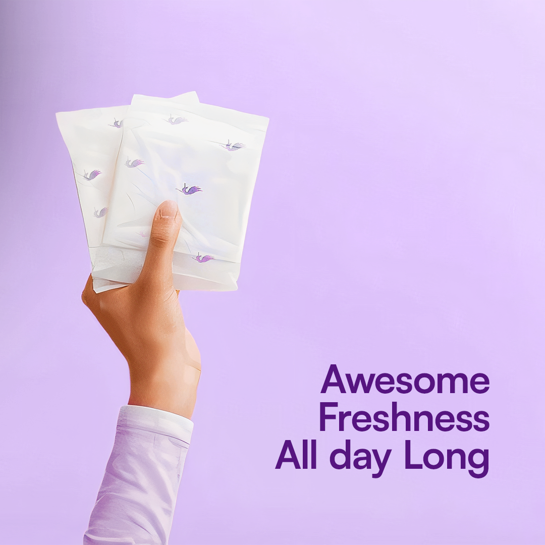 "Flawsome Period Care Combo – Extra Large Sensitive Skin | Pack of 30 Organic Cotton Panty Liners & 20 Sensitive Sanitary Pads (Size XXL) | Natural Plant Top Sheet | Rash-Free, Odour-Free & Chemical-Free "