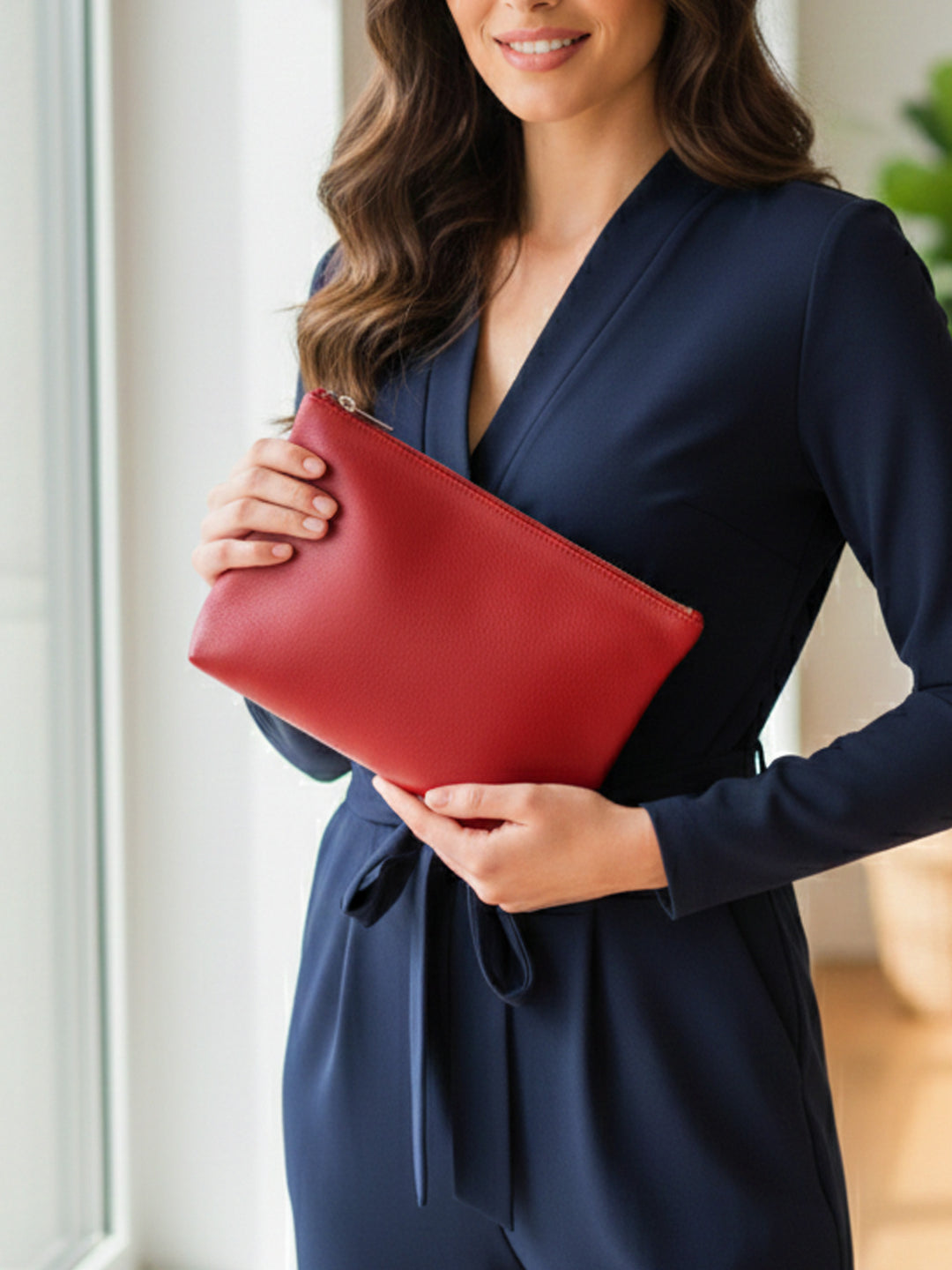 Slindon Medium Vegan Leather Toiletry Pouch