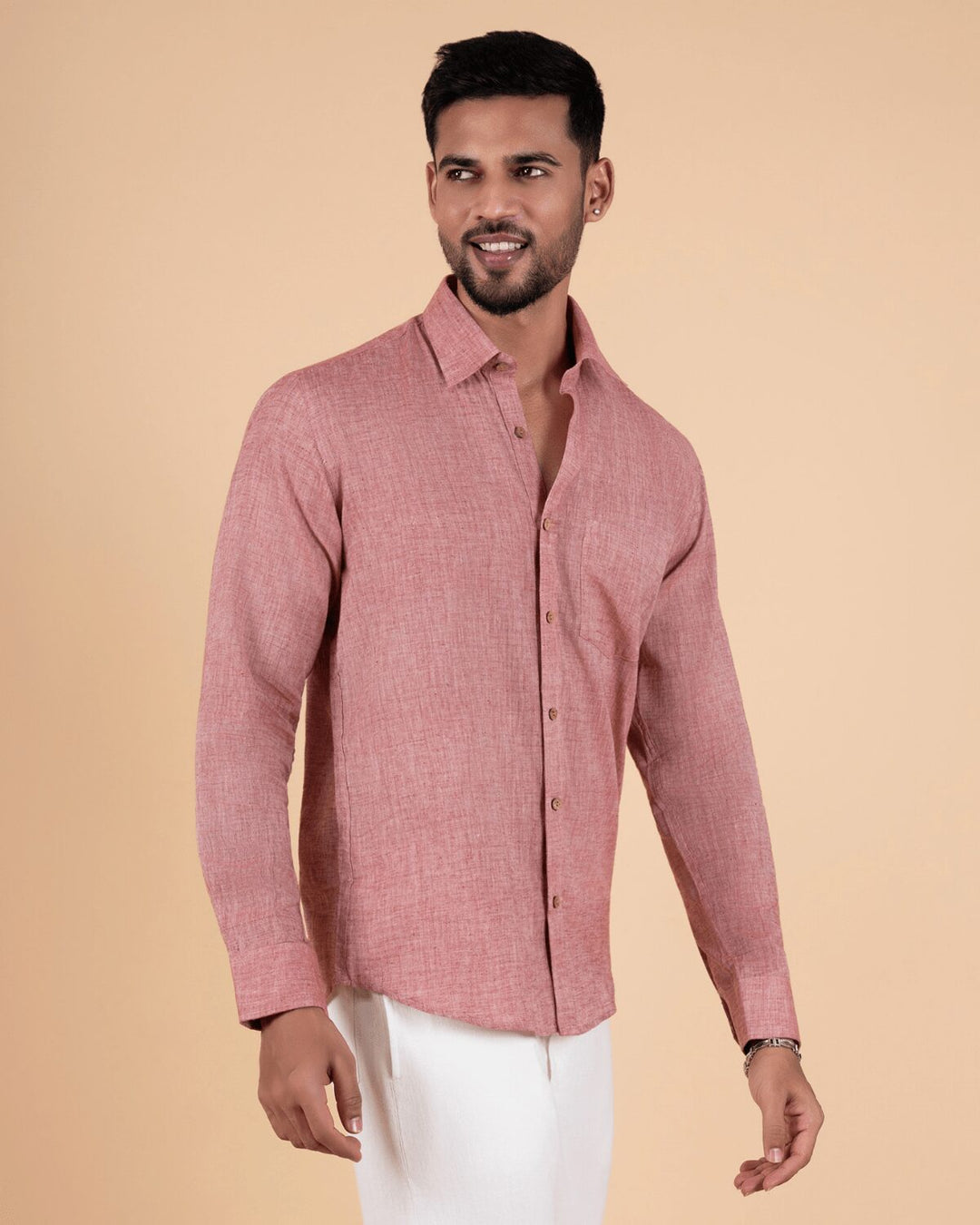 Earth Tone Full Sleeve Men Shirt
