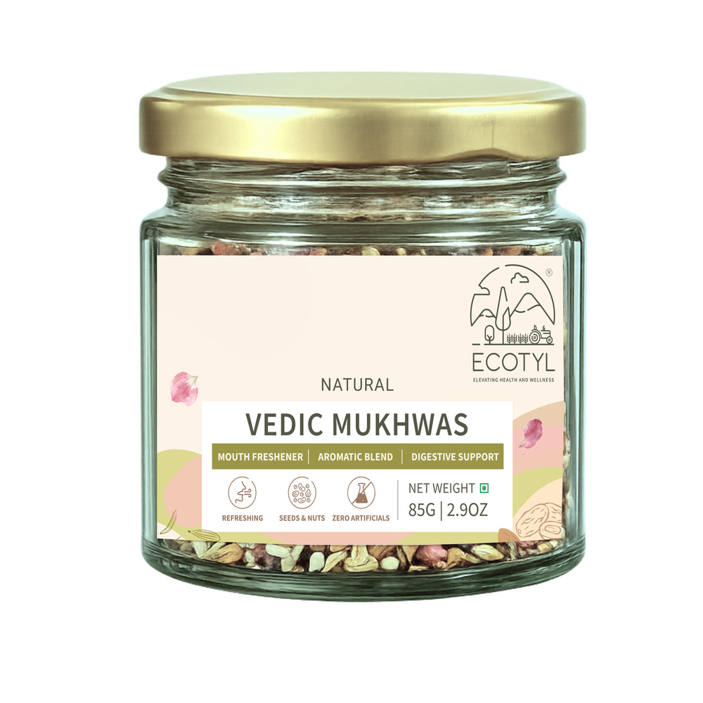 Ecotyl Vedic Mukhwas | Refreshing Mouth Freshener | Nuts & Seeds Mix | 85g