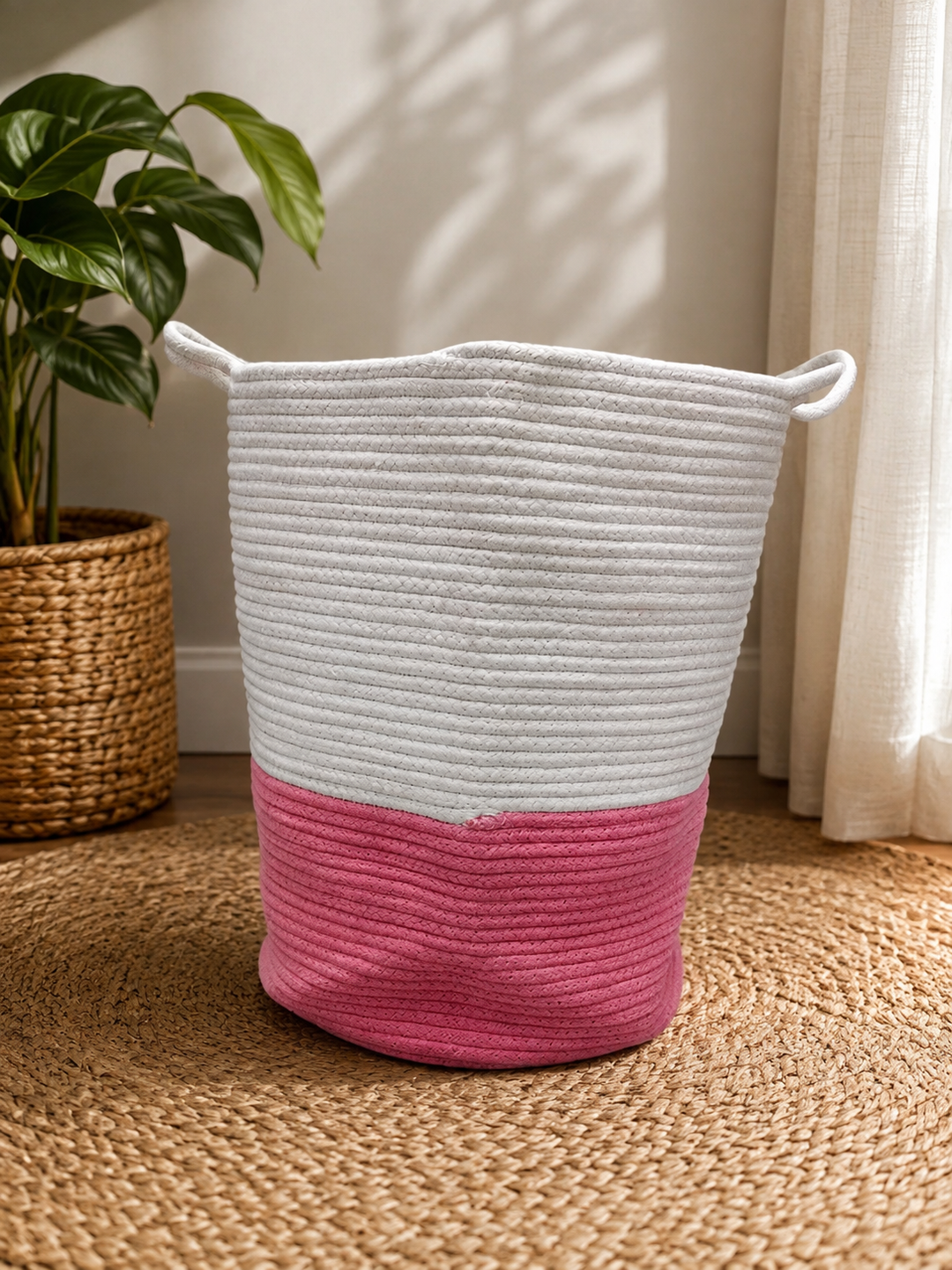 ONEARTH Cotton Cove Laundry Basket/Organizer