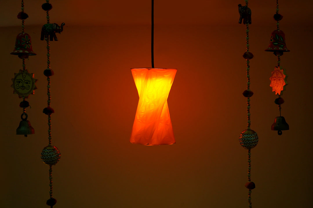 Twisted Square Pendant Lamp | Modern Designer Hanging Light