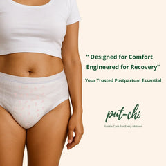 Disposable  Maternity Panty Pad - XL (Pack of 3) comfortably fits women wearing sizes S–L