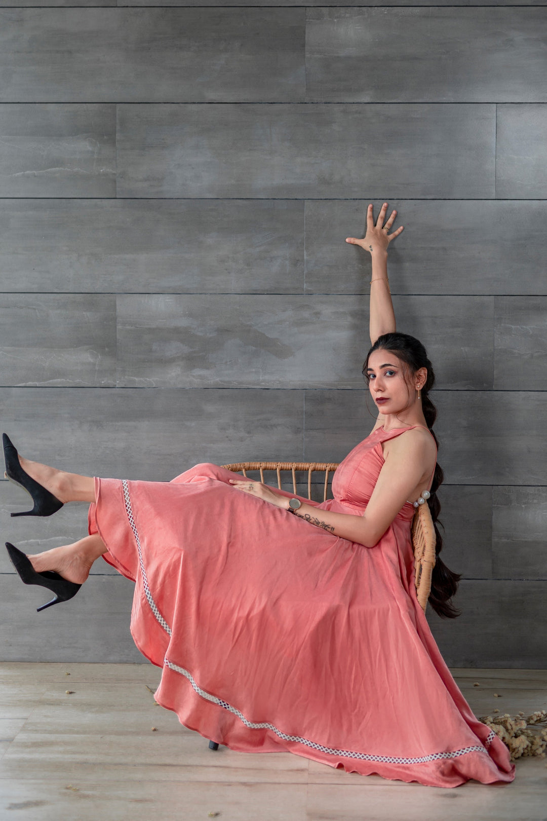 ITIDOR Mae Tea-Length Dress