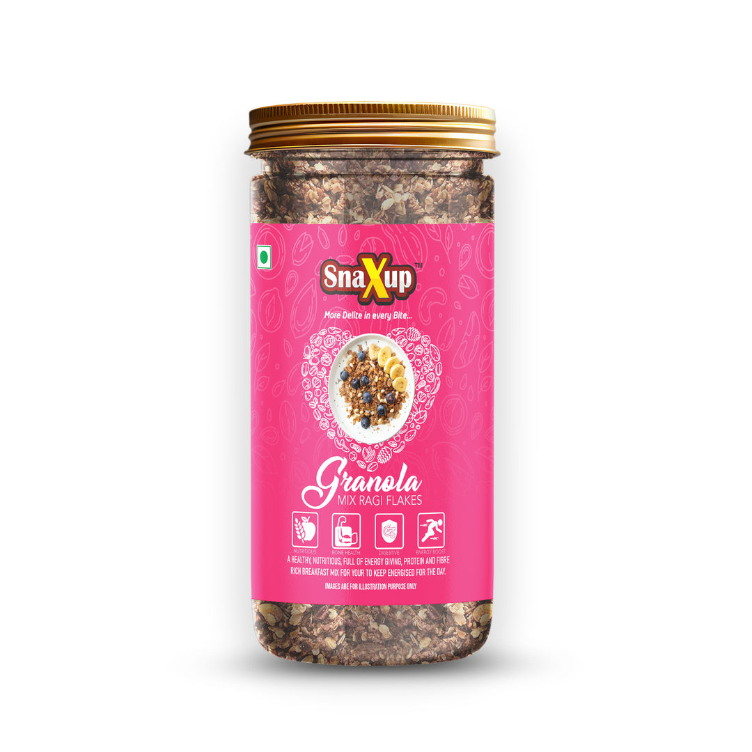 Snaxup Granola With Ragi Flakes