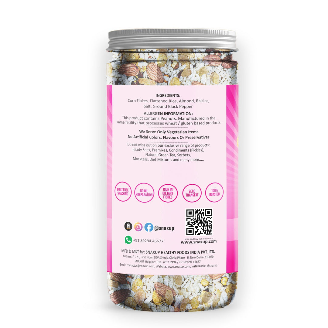 Diet Mixture Corn Flakes Chiwda With Almond, Raisins 250 g