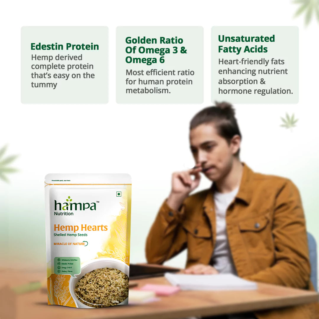 Hemp Hearts- Shelled Hemp Seeds - 250g